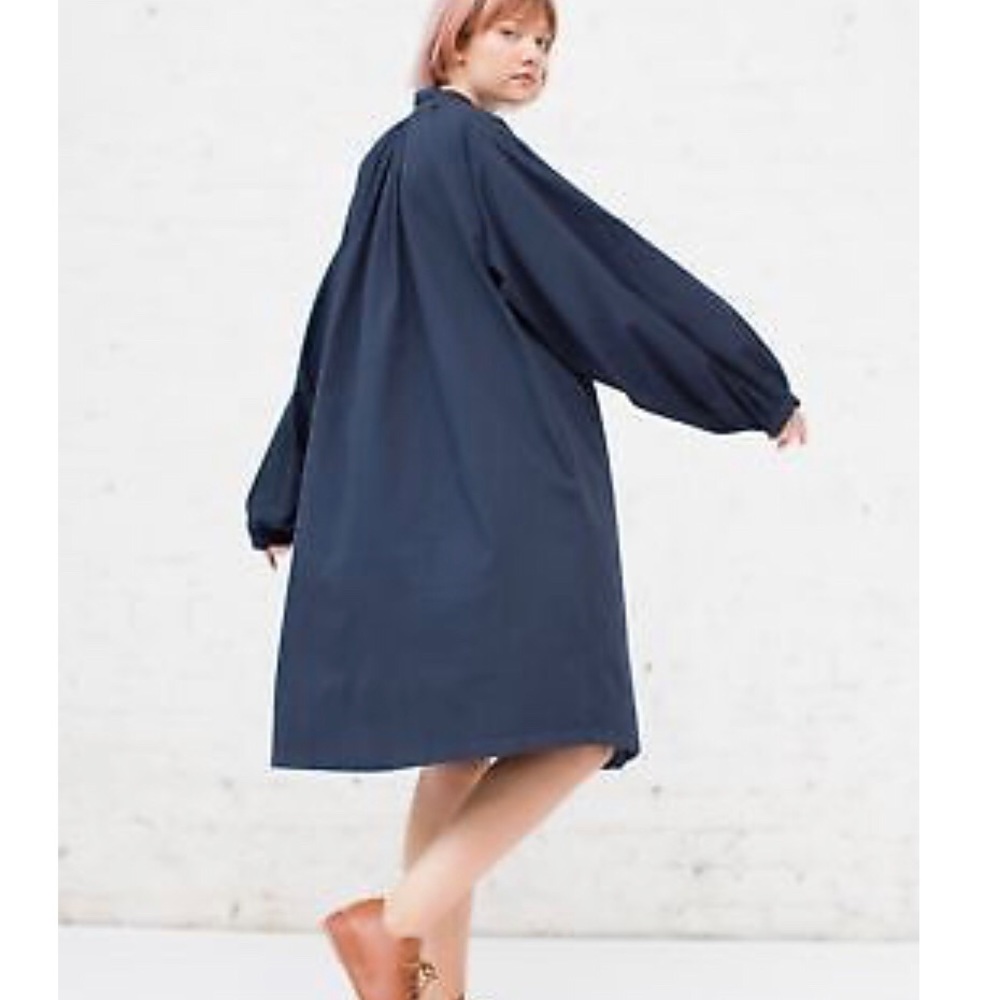 Black Crane Tulip Dress, size M